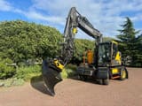 2025 Volvo EWR170E wheel excavator, front three-quarter view
