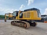2016 Caterpillar 352F crawler excavator, rear three-quarter view