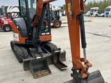 2023 Hitachi ZX33U-6 mini excavator, front three-quarter view