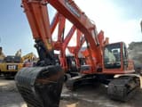 2019 Doosan DX300LC crawler excavator, front three-quarter view