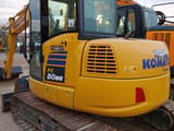2023 Komatsu PC80MR-5 crawler excavator, rear three-quarter view
