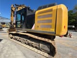 2013 Caterpillar 329EL crawler excavator, rear three-quarter view