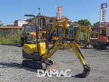 2012 Wacker Neuson 803 mini excavator, rear three-quarter view