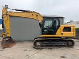 2020 Caterpillar 317 GC crawler excavator, side view