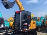 2024 Sany SY75C mini excavator, front three-quarter view
