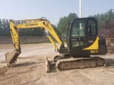2023 Hyundai 60-7 mini excavator, side view