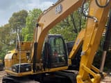 2024 Caterpillar 312 GC crawler excavator, rear three-quarter view