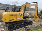2022 Caterpillar 312D2 GC crawler excavator, rear three-quarter view