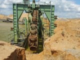 1996 ROHR KS 110 amphibious bucket chain excavator, front view