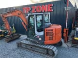 2011 Hitachi ZX85USBLCN-3 crawler excavator, rear three-quarter view