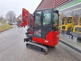 2025 Mole M20 mini excavator, rear three-quarter view