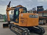 2016 CASE CX145DSR crawler excavator, rear three-quarter view