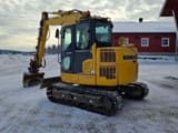 2016 Komatsu PC78US crawler excavator, rear three-quarter view