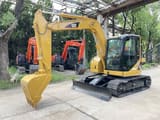 2023 Caterpillar 308C mini excavator, front three-quarter view