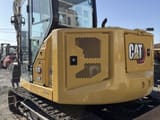 2021 Caterpillar 308C crawler excavator rear three-quarter view