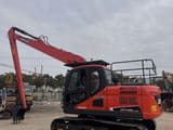 2018 Doosan DX140LC-9C crawler excavator, side view