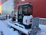 2022 Bobcat E19 mini excavator, rear three-quarter view