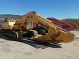 Komatsu PC340NLC-7 crawler excavator, side view