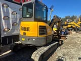 2016 Bobcat E35 mini excavator, rear three-quarter view
