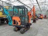 2017 Doosan DX19 mini excavator, rear three-quarter view