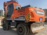 Doosan DX210W-9C wheel excavator, rear three-quarter view