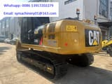 2025 Caterpillar 320D2 paletli ekskavatör arka üç çeyrek görünüm