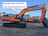 2026 Develon DX360LCA crawler excavator, side profile view