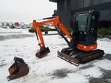 2022 Hitachi ZX26U-6 mini excavator, side view