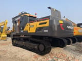 2022 Volvo EC360DL crawler excavator, rear three-quarter view