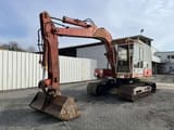 1985 Poclain 75CKB crawler excavator, side view