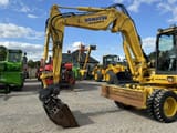 2009 Komatsu PW98MR-8 wheel excavator, side view