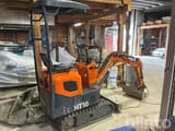 2023 Crawler HT10 mini excavator, rear three-quarter view