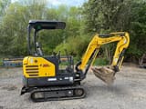 2018 New Holland E18C mini excavator, side view