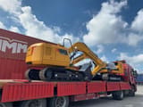 2020 LiuGong 908E crawler excavator, rear three-quarter view