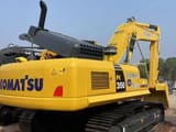 2024 Komatsu PC350-8 crawler excavator, rear three-quarter view