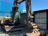 2021 Volvo ECR88D mini excavator, front three-quarter view