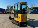 2022 Caterpillar 301.6 mini excavator, rear three-quarter view