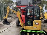 2023 Caterpillar 302 mini excavator side view