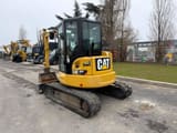 2016 Caterpillar 305E2 crawler excavator, rear three-quarter view