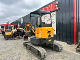 2016 Bobcat E26 mini excavator, rear three-quarter view