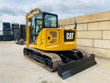 2019 Caterpillar 309 CR mini excavator, rear three-quarter view