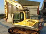 2016 Hyundai R140LC-9A crawler excavator, side view