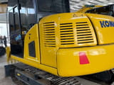 2023 Komatsu PC70 mini excavator, rear three-quarter view