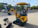 Berger Kraus BK1250JS mini excavator, rear three-quarter view