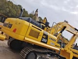 2023 Komatsu PC350 crawler excavator rear three-quarter view