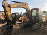 2024 Sany SY95C mini excavator, front three-quarter view