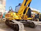 2022 Komatsu PC350-7 crawler excavator, rear three-quarter view