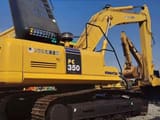 2022 Komatsu PC350 crawler excavator side view