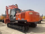 2023 Hitachi Zaxis 240 crawler excavator, rear three-quarter view