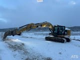 2015 Caterpillar 316EL crawler excavator, side view
